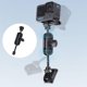 thumbnail image 4 of Soporte de montura de mentón para casco, rotación de 360 degree, antideslizante, Universal, doble bola, soporte estable para 10 9 8 y más, cámara Soporte de soporte Sunnimix Correa de montaje en barbilla, 4 of 7