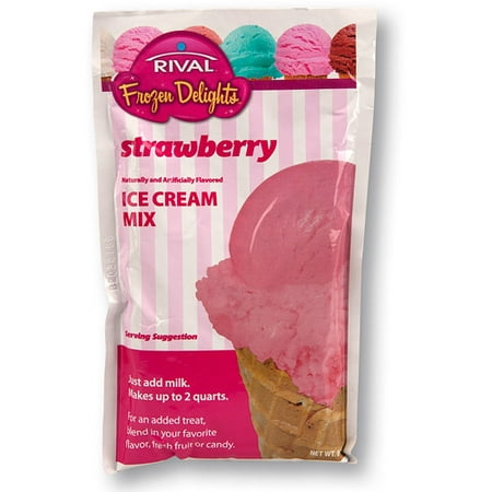 Rival Frozen Delights Strawberry Ice Cream Mix, 8 (Best Ice Cream Brooklyn)