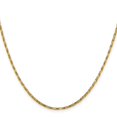 thumbnail image 2 of Auriga Fine Jewelry 14K Yellow Gold 1.6mm Link Franco Chain Necklace 24 inch for Women, 2 of 4
