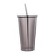 thumbnail image 2 of Vaso de acero inoxidable aisdo - Vaso de viaje con - Vasos de doble pared al vacío de agua para café, té y bebidas - 3 colores Pta Baoblaze Vaso con Pajita, 2 of 5