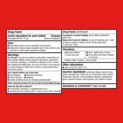 Equate Sinus PE Phenylephrine HCl Tablets, 10 mg, Maximum Strength Nasal Decongestant, 24 ct
