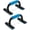Blue, variant on Push Up Bars Strength - Pushup Handles With Rubber Grip, Fitness Equipment with Anti-Slip Sturdy Structure Floor Workouts Push Up Stands for Man Women