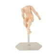 thumbnail image 3 of Manikin Action Figure Model, Scale Muscle Action Flexible Figure with Head Sculpt Miniature Body Doll for Sketching, Painting, Drawing, 3 of 8