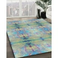 thumbnail image 2 of Ahgly Company Indoor Rectangle Patterned Grayish Turquoise Green Novelty Area Rugs, 2' x 3', 2 of 6