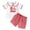Girls Summer Set-B116-Red, variant on Newborn Infant Baby Girls Clothes Summer Short Sleeve Romper Sunflower Shorts Pants Outfits Set Girls Summer Set 6-18 Months,6-12 Months