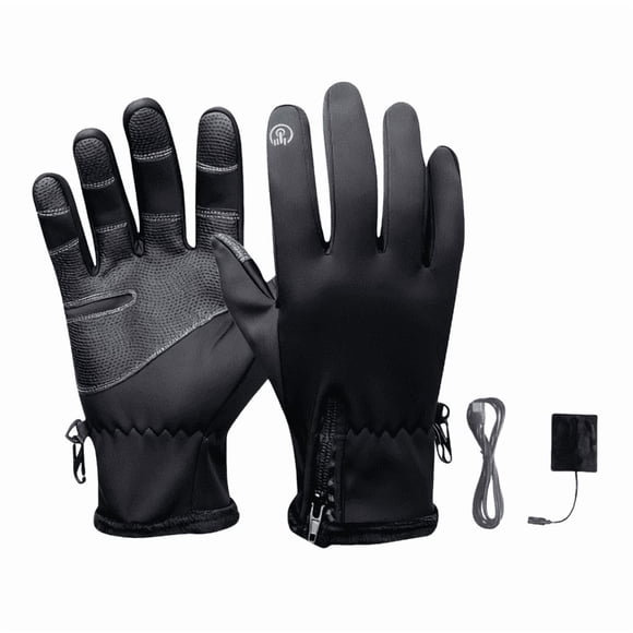 bukeyi Rechargeable Heated Gloves For Women Men Thin Heated Gloves For Winter & Heating Glove 1/3 Adjustable Heating For Motorcycling Skiing Hikin