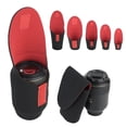 thumbnail image 1 of 5 Different Sizes Camera Lens Case Soft Camera Lens Bag For Photography Lovers, 1 of 8
