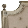 thumbnail image 3 of SAFAVIEH Rustic Wood Tufted Upholstered Headboard, Twin, Taupe, 3 of 4