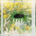 thumbnail image 5 of Holographic Cat Suncatcher: Fern Pot Acrylic Window Decor, 5 of 5