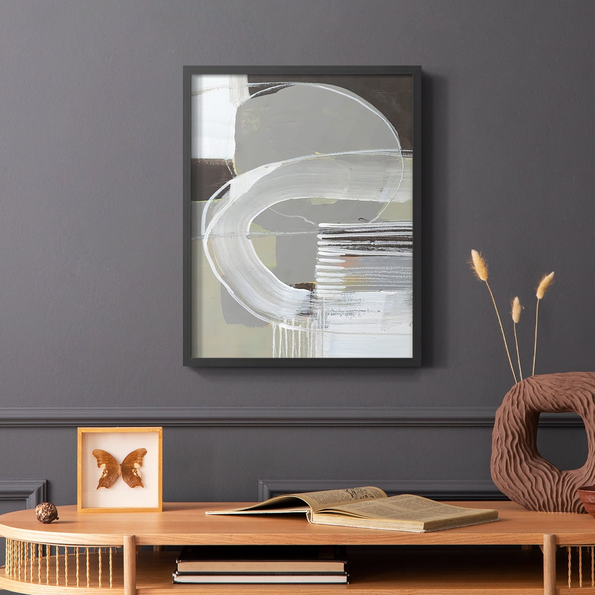 Arching Neutrals II in Paper Solid Wood 11 x 14 Framed Print