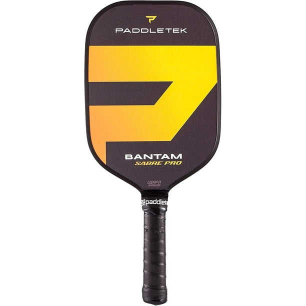 Paddletek Bantam Sabre Pro Pickleball Paddle Thin Grip Horizon Yellow