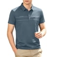 thumbnail image 2 of Ceisia Men's Check Print Short Sleeve Polo Shirts With Chest Pocket Green XXXL Gift, 2 of 9