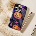 thumbnail image 6 of Halloween Funky Phone Case for Teens & Young Adults, Spooky Pumpkin Bat Cat Design, Compatible with iPhone 11/12/13/14/15/16 (Pro Max/Plus), 6 of 9