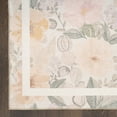 thumbnail image 5 of Nourison Botanical Washables 7'6" x 9'10" Beige Multicolor Farmhouse Indoor Rug, 5 of 9