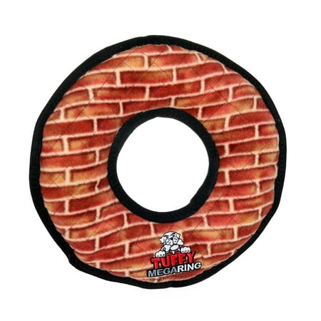 UPC: 0180181020162 | Tuffy Mega Ring Brick  Squeaky and Durable Dog Toy
