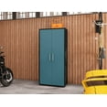 thumbnail image 2 of Eiffel 73.43" Garage Cabinet with 4 Adjustable Shelves in Blue Gloss, 2 of 7