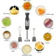 thumbnail image 5 of Keylitos 5 in 1 Immersion Hand Blender Mixer, Upgraded Handheld Stick Blender with 600ML Chopper, 800ML Beaker, Whisk and Milk Frother for Smoothie, Baby Food, Sauces Red,Puree, Soup (Black), 5 of 5