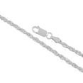 thumbnail image 2 of Sterling Silver and Gold Plated Rope Chain Necklaces and Bracelets - 2.80MM Thick - 20 Inches, 2 of 7