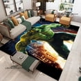 thumbnail image 3 of FUBUKED Green Hero Rug Ultra Soft Cartoon Rugs for Bedroom Bathroom Home Living Room Cute Doormat Crystal Velvet Carpets Floor Sofa Mat, 3 of 9