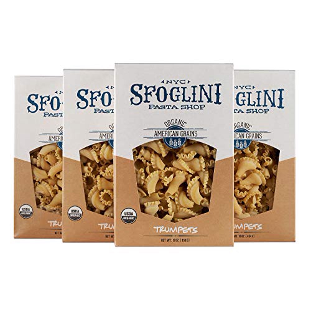 Sfoglini Organic Durum Semolina Trumpets Pasta, 16 Ounce, 4 Count