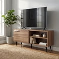 thumbnail image 1 of Mueble para TV 55” Almacenamiento con Repisas, Centro de Entretenimiento Moderno de Madera Sala cafe, 1 of 7