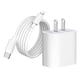 thumbnail image 1 of Cargador Para Iphone Cubo de 20w + Cable USB-C a Lightning 2 Metros Carga Rapida Blanco., 1 of 7