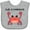 AC-Heather Grey, variant on Inktastic Cute and Crabulous Funny Crab Boys or Girls Baby Bib
