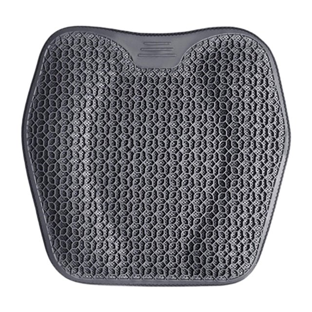 Cojín de gel refrescante para silla de verano, cojín ligero para silla de oficina Gris