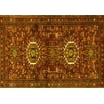 thumbnail image 1 of Ahgly Company Machine Washable Indoor Rectangle Persian Yellow Traditional Area Rugs, 7' x 10', 1 of 4
