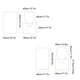 thumbnail image 4 of Juego de 3 Alfombrillas de Baño Bewildely Poliéster Antideslizante 45cmx75cm, 4 of 6
