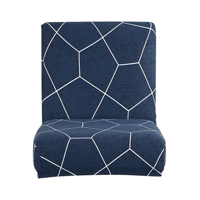 Rongfmy Modern Printing Soft Low Back Chair Cover Removable Counter Height Chairs Covers Football