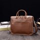 thumbnail image 2 of Bolso de hombre, maletín de cuero para negocios, bolso retro para hombre, bolso para portátil de 14 pulgadas, 2 of 5