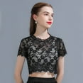 thumbnail image 4 of SIEYIO Women Detachable Fake Collar Half Shirt Blouse Crochet Floral Lace Girls Collars, 4 of 15