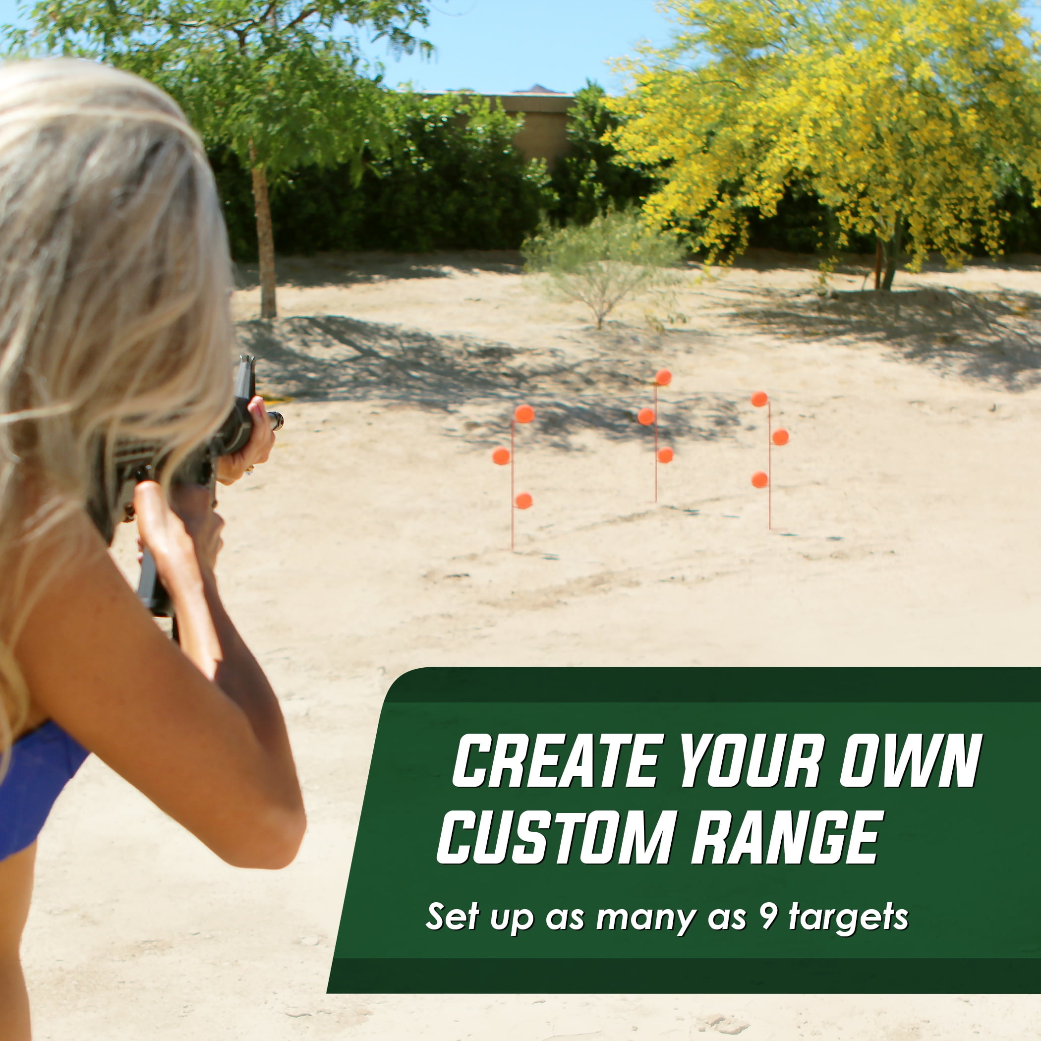GoSports Outdoors Tri-Tower Steel Clay Pigeon Holder, 3 Pack, Shooting Practice Clay Target Stands