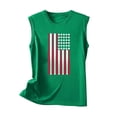 thumbnail image 4 of CFLVAEK American Flag Patriotic Tank Tops for Women Casual Summer Crewneck Shirts 4th of July Sleeveless Tanks Independence Day Going Out Tank Top XL, 4 of 4