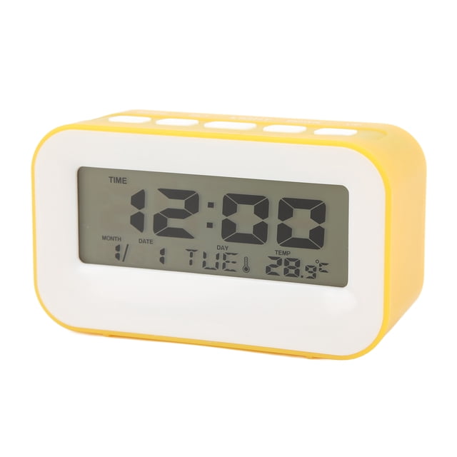 Reloj Despertador Digital LCD Para Niños, Retroiluminación, Alarmas Musicales, Función De Temporizador De Cuenta Atrás, Recordatorio De Cumpleaños, Despertador Digital