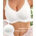 thumbnail image 5 of MINTREUS Bras for Women Supportive Wireless Push Up Bras Comfort No Underwire Full Coverage Seamless, 5 of 9