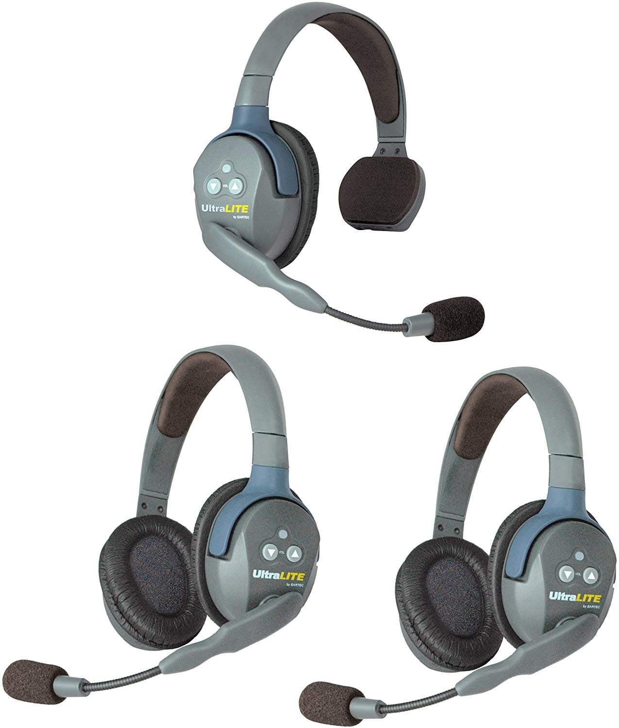 Eartec UL312 UltraLITE Full Duplex Wireless 2 Way Communication System for 3 Users 1