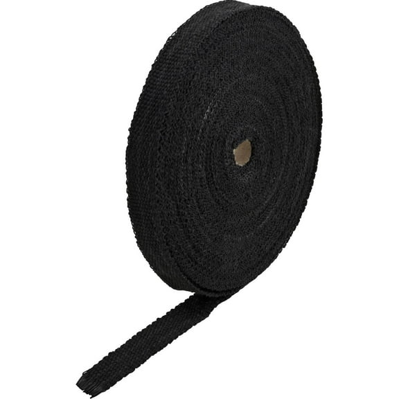 Header and Exhaust Wrap, 1 Inch x 100 Ft, Black Color