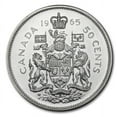 thumbnail image 2 of 1965-1966 Canada Silver 50 Cents Elizabeth II Avg Circ, 2 of 2