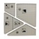thumbnail image 1 of WDOplteas Costura Acolchado Plantilla Patchwork Tela Corte Sastre Kits (4pcs), 1 of 9