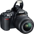 thumbnail image 3 of Nikon D3100 DSLR Camera with 18-55mm Lens Bundle With Tripod + Filter Kit + Filter kit + 64GB Memory Card + Backpack, 3 of 8