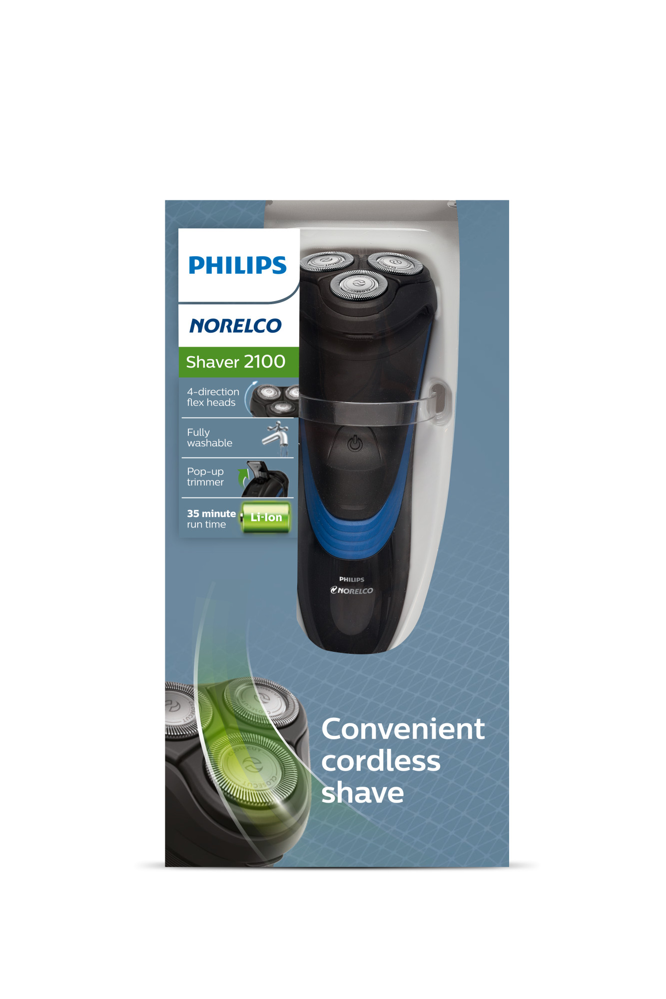 Philips Norelco Series 2000 Electric Shaver 2100, S1560/81 - image 3 of 4