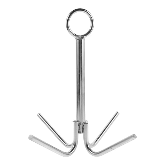 OUNONA Heavy Duty 4 Claw Stainless Steel Grapnel Anchor for Marine Use with Easy Installation
