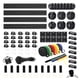 thumbnail image 1 of Kit de Gestión de Cables de 204 Piezas: 4 Fundas Organizadoras, 7 Clips para Sujetar Cables y 5 Rollos de Correas Organizadoras para el Hogar., 1 of 5
