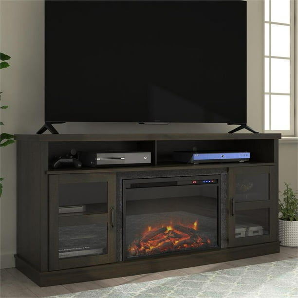 Beaumont Lane Electric Fireplace Heater TV Stand Console up to 65 