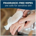 thumbnail image 3 of Cottonelle Fragrance Free Sensitive Flushable Wet Wipes, 4 Flip-Top 168 Total Wipes, 3 of 4