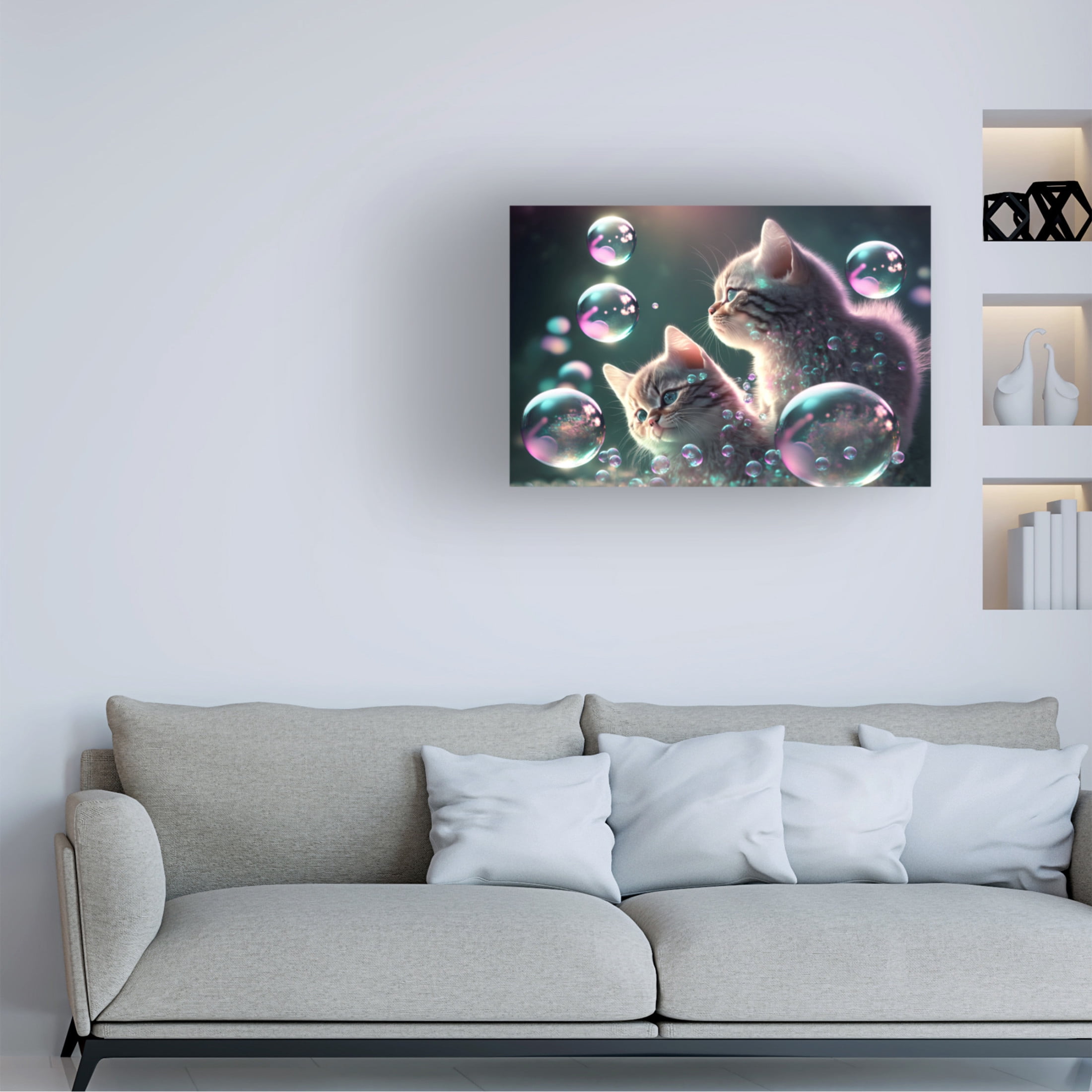 Canvas Wall Art - Ray Heere 'Mystical Morning 15' Wall Art for Living Room, Bedroom, or Office Décor by Trademark Fine Art - 19 x 12 Inches