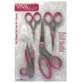 thumbnail image 2 of Ensemble de ciseaux VIVA INFINITE 4 pièces — Couture, broderie et coupe-ongles, 2 of 4