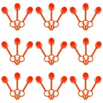 IBASETOY 300pcs Zerk Fitting Covers Red Plastic for Vehicle Maintenance